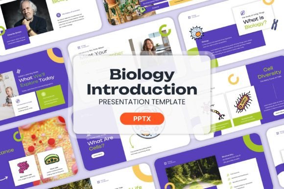 Biology Introduction - PPT Templates for Professional Pitches