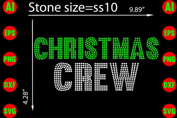 Christmas Crew Rhinestone Templates: Your Festive Design Toolkit