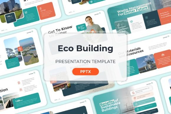 Eco Buildings - Powerpoint Templates: Your Sustainable Design Foundation