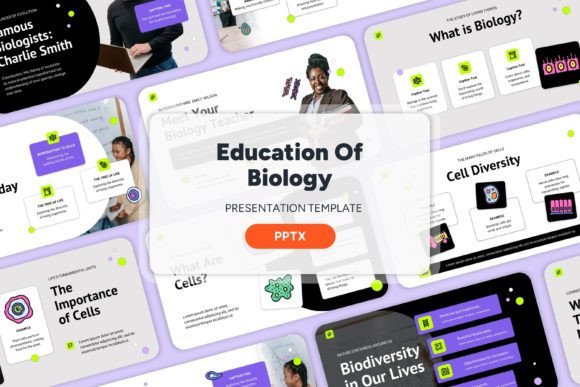 Education of Biology - PPT Templates: A Professional Creative Edge