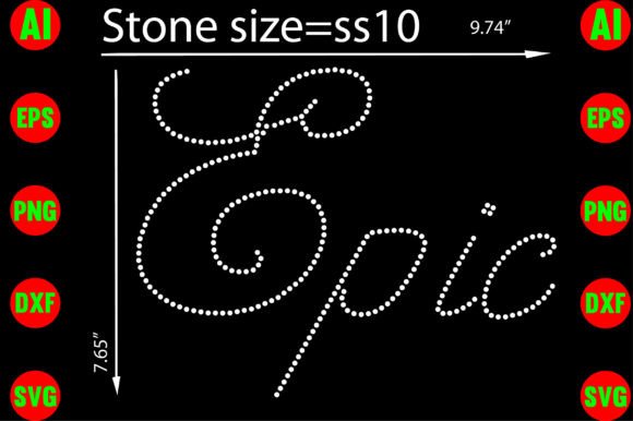 Epic Rhinestone Templates: Sparkle Meets Digital Design