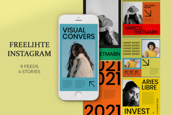 Freelihte Instagram Templates: A Designer's Toolkit for Visual Impact