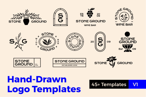 Hand Drawn Logo Templates: Your Shortcut to a Standout Brand