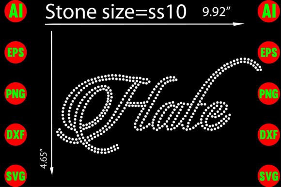Hate Rhinestone Templates Design: Edgy Craft Assets