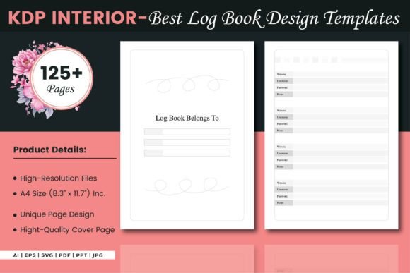 Log Book Templates: Streamline Your Projects with a Ready-to-Use KDP Interior