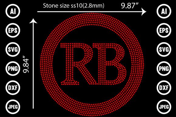 Logo Rhinestone Templates Design: Instant Bling for Creators