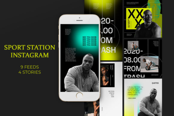 Maximize Your Feed with Sport Station Instagram Templates