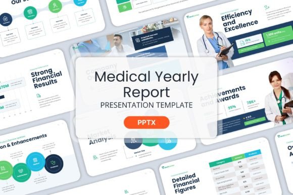 Medical Yearly Report - PPT Templates: Your Professional Presentation Ally