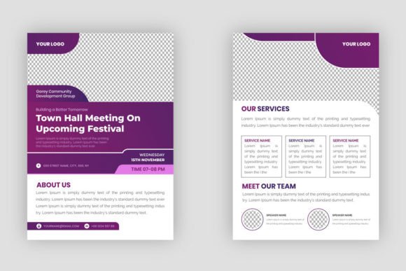 Professional Town Hall Meeting Flyer Templates for Your Community