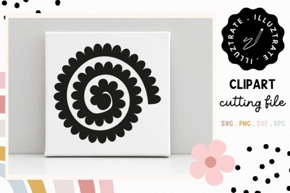 Rolled Paper Cut Flower Templates: 3D SVG Magic