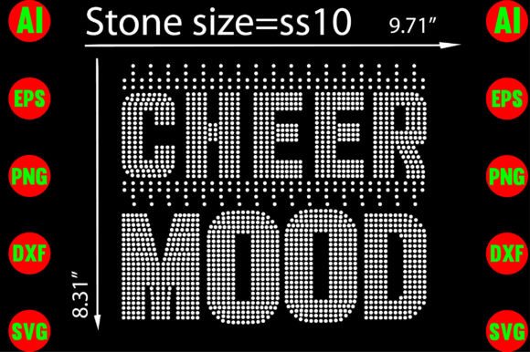 Sparkle and Strategy: Using Cheer Mood Rhinestone Templates Design