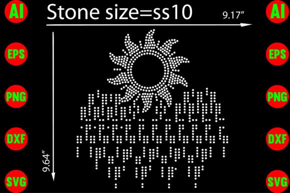 Unleash Your Creativity with Sun Rhinestone Templates